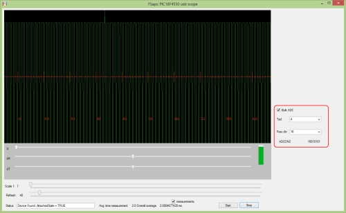 ADCON2 adjustable settings 4800 Hz