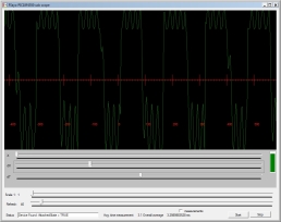 PIC18f4550 USB Scope 555 timer scale 1:1