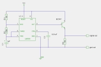 Buffered 555 output signal