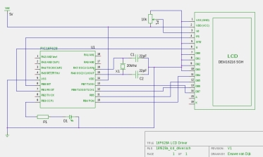 PIC16f628a lcd driver