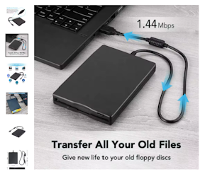 USB 3.5" diskette drive